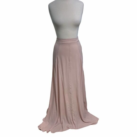 Show Me Your Mumu SMYM Princess Di Maxi Ballgown Skirt Dusty Blush Medium - Picture 2 of 14